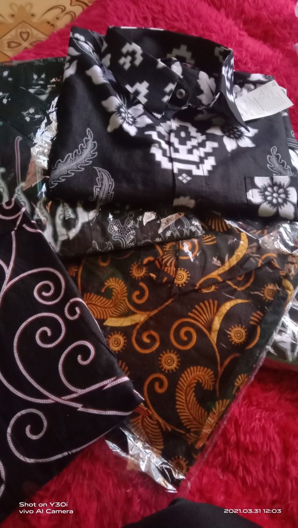 Size M L Xl Xxl Xxxl Bswart Batik Hrb026 Kenongo Hem Pendek Padi Pekalongan M L Xl Batik Pria Murah