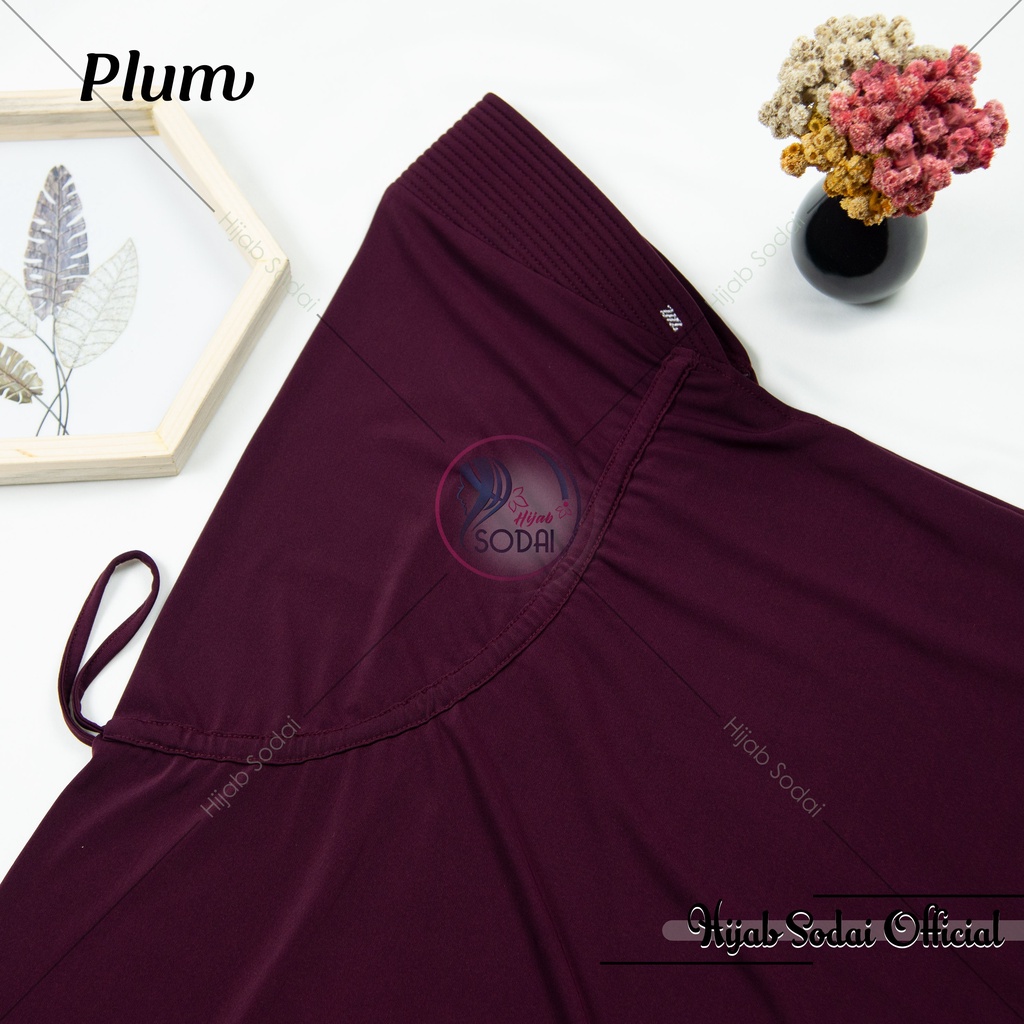 KHIMAR SERUT JOKOWI M | BERGO ADIBA UKURAN M-Plum