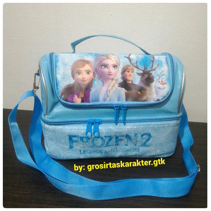 Lunch Bag Anak Karakter FROZEN 2 SusunFoil Tas Tempat Bekal Anak Cewek