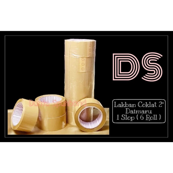 

Lakban Daimaru Coklat 2 inch 90 yard