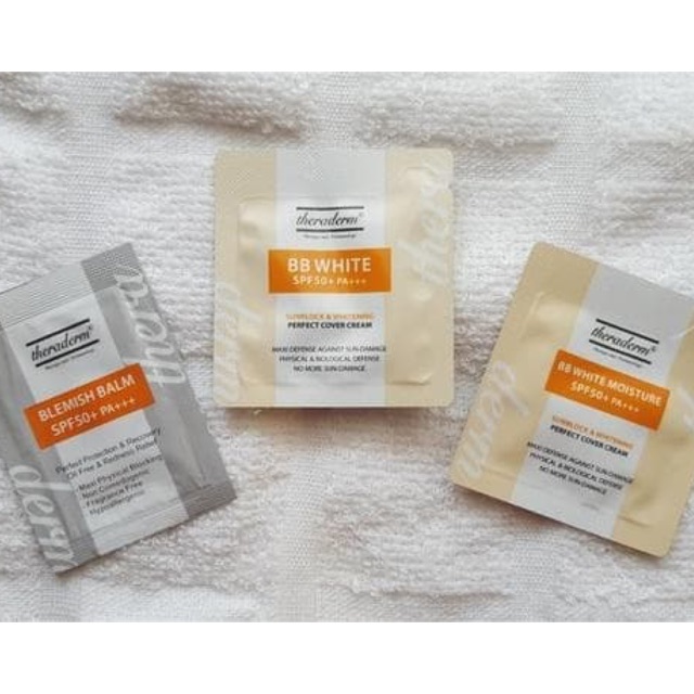 Theraderm blemish balm / BB white sachet