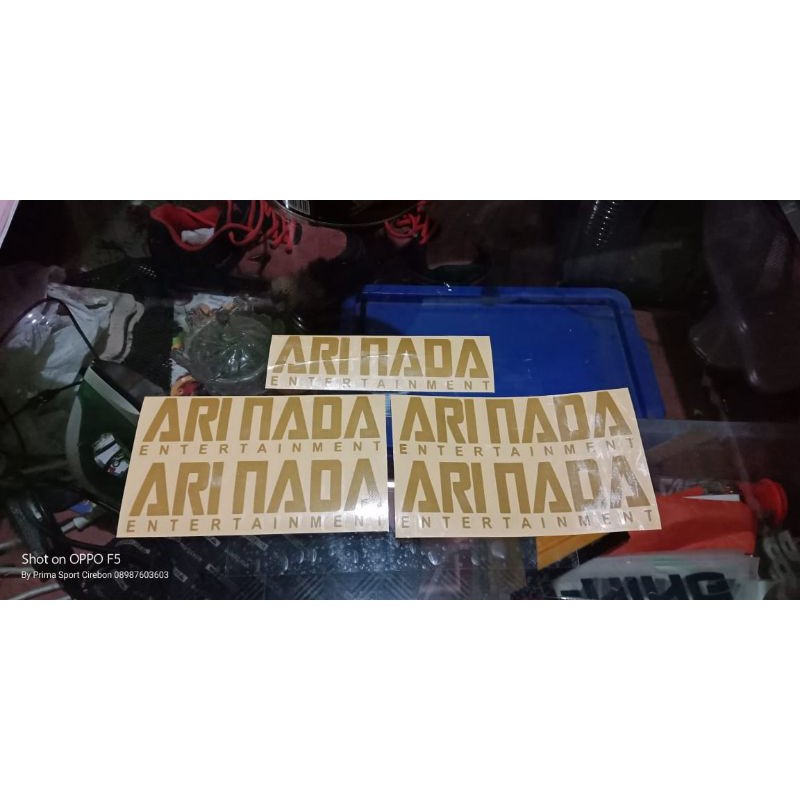 Jual Striker Cutting Timbul Sticker Cutting Sticker Custom Nama Sticker Nama Timbul