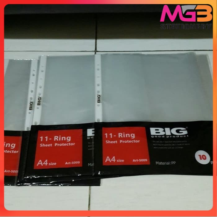 Map / Sheet Protector BIG - 11 Ring A4 & F4 - MGB