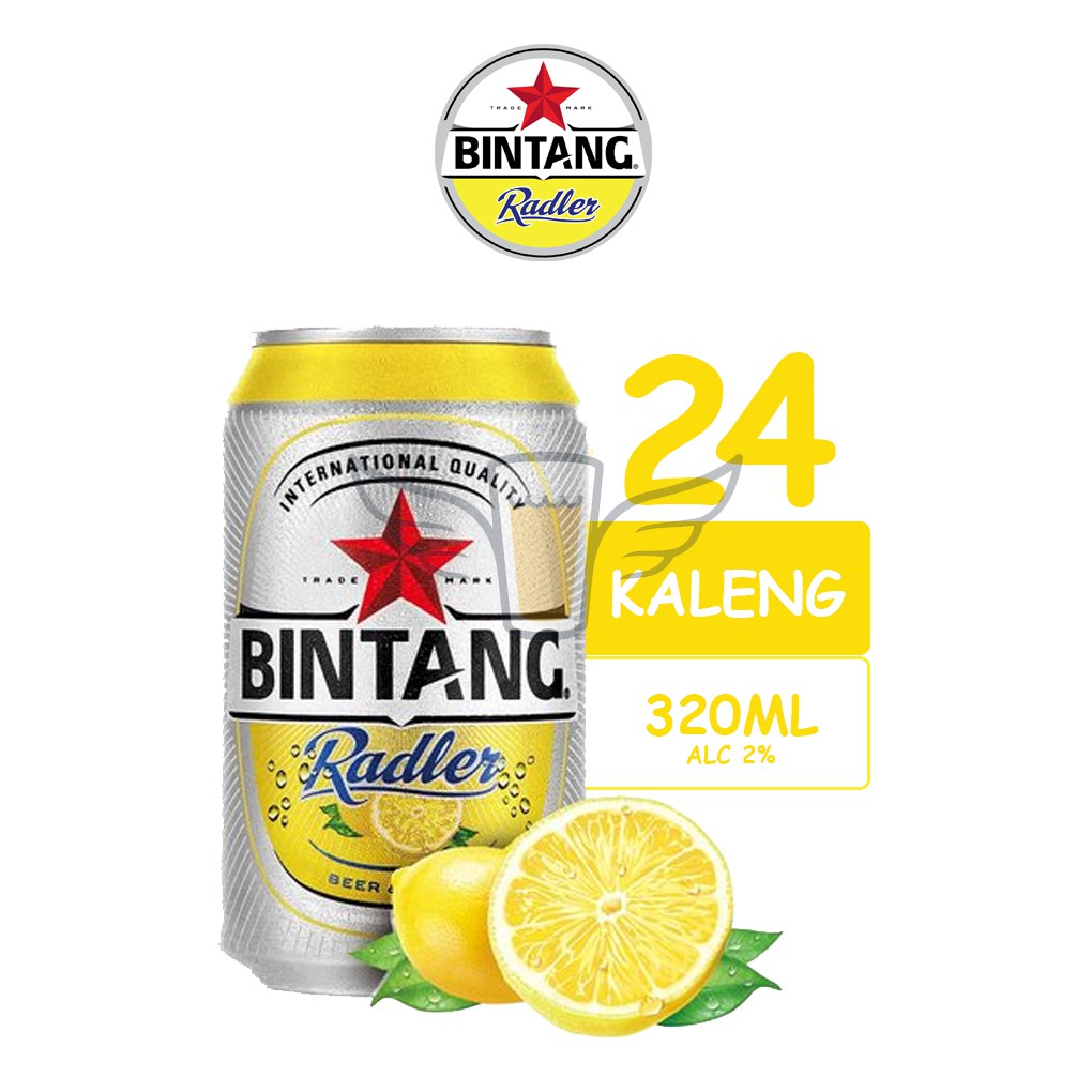 

Bintang Radler Lemon 320ml - karton isi 24 kaleng