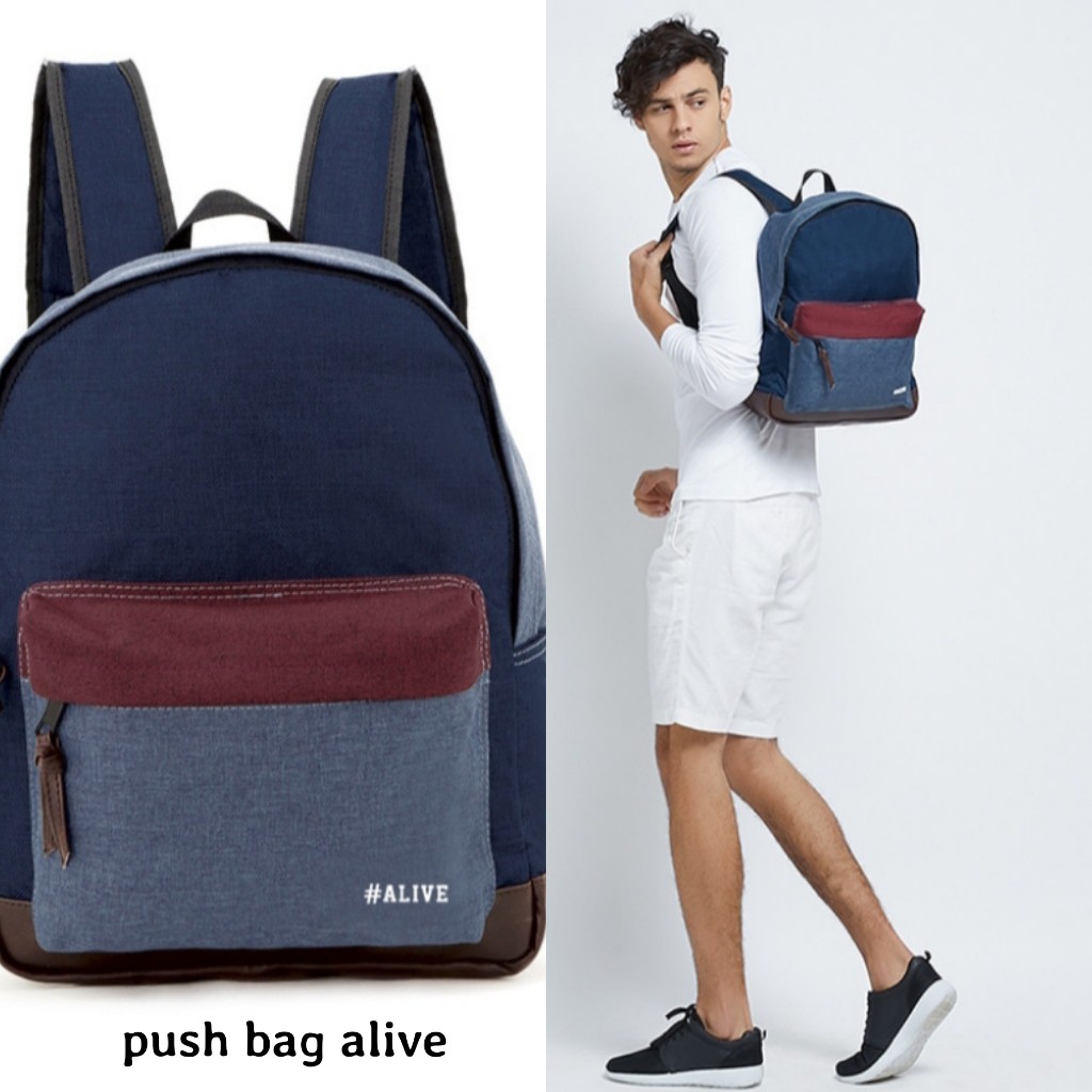 tas ransel pria sophie paris push bag alive