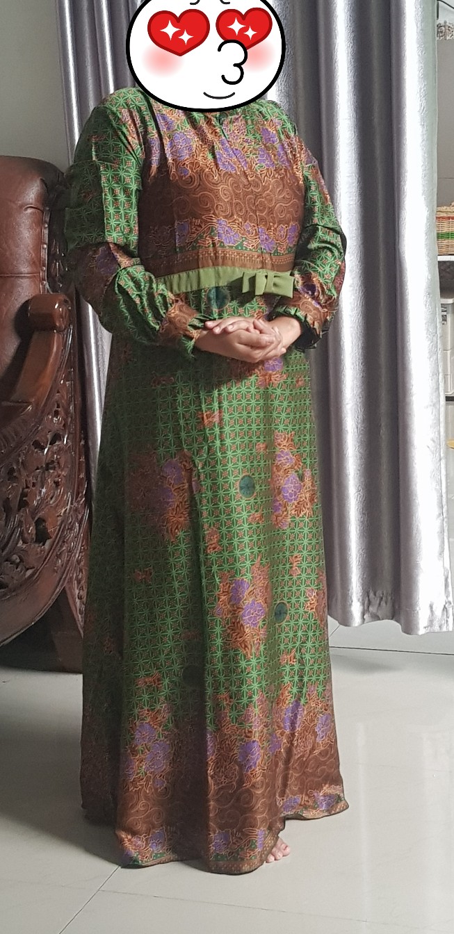 Gamis Batik Muslimat Nu Semi Sutra Dress Muslim Fatayat Ori By Alfajar