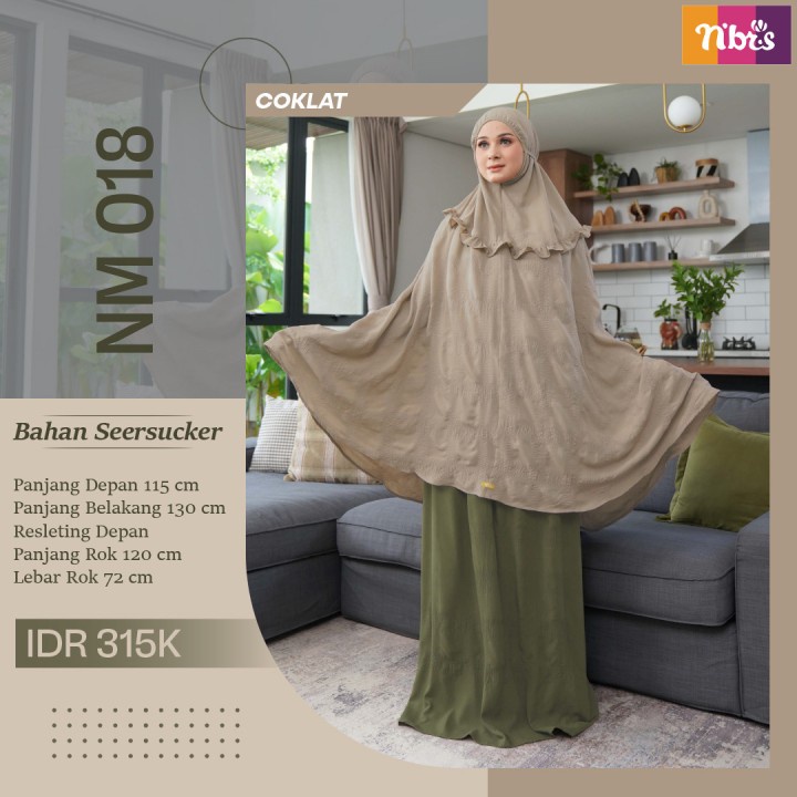 Mukena Dewasa Nibras Terbaru NM 018