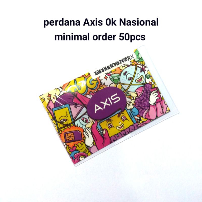 Kartu Perdana axis 0 k axis hitz reguler by xl murah | Shopee Indonesia