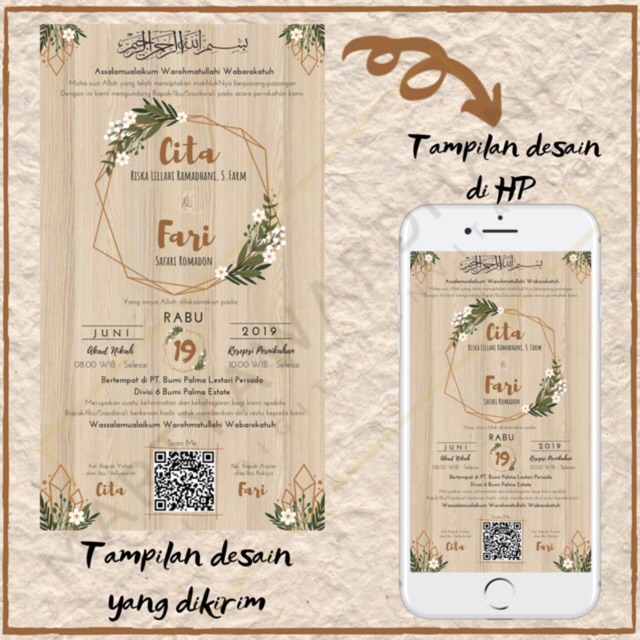 Undangan Rustic Undangan Online Digital Invitation Undangan Digital