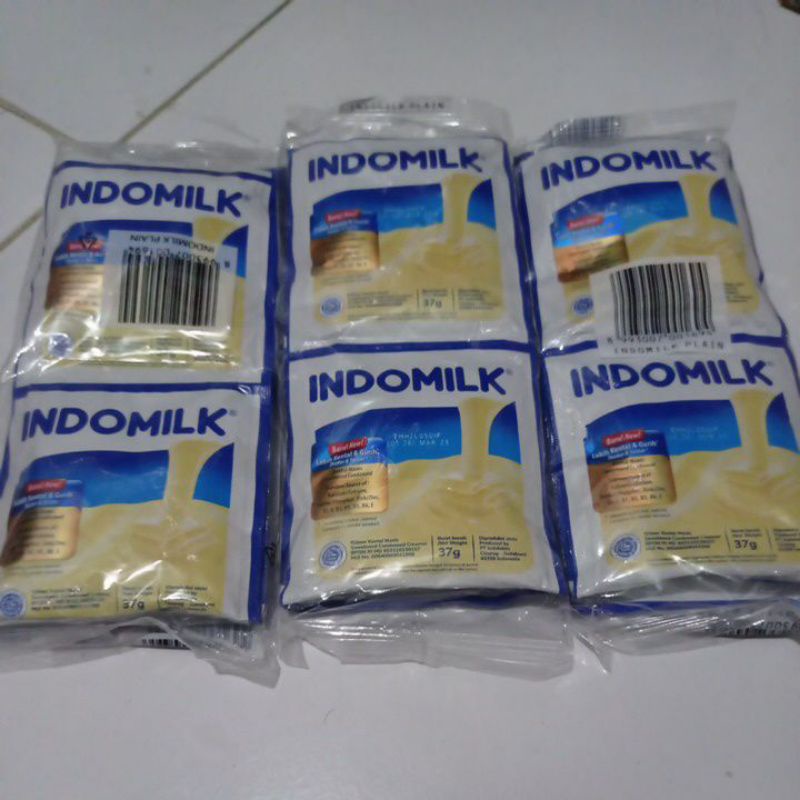 

Indomilk Sachet 6x37gr /Indomilk SKM Sachet/ Indomilk Kental Manis