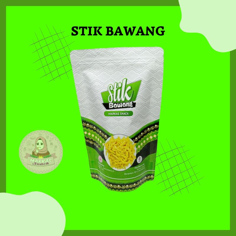 

[BUY 1 GET 1 SNACK RANDOM] Stik Bawang Jadul by Markas Snack 100gr