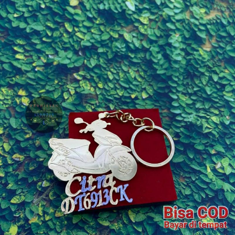 GANTUNGAN KUNCI CUSTOM UKIR NAMA