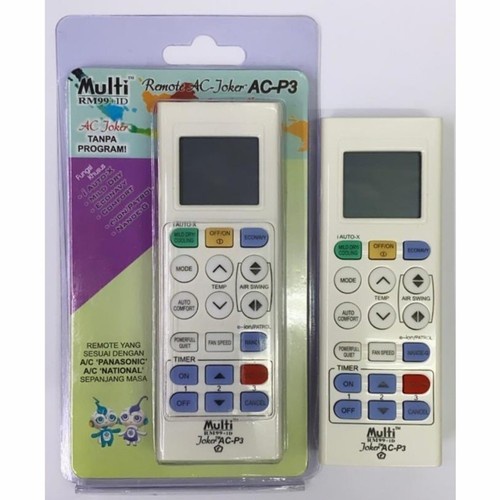 Remote AC Multi RM99+ PANASONIC Langsung Pakai Tanpa Setting Set Up