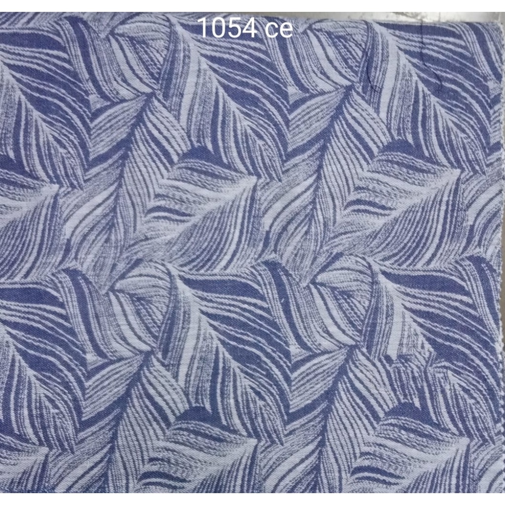 Kain Jacquard Denim/Jeans Meteran Motif SG_1054