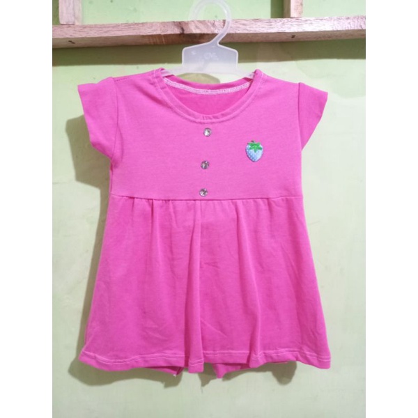 Setelan anak perempuan bahan kaos Setelan kaos anak