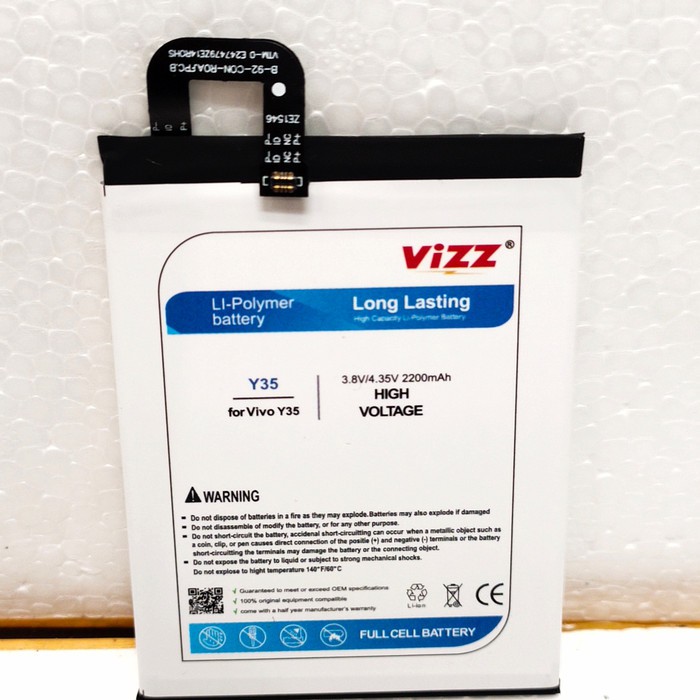 Battery Batre Baterai Double Power Vizz Vivo Y35 B-92 B92 B92