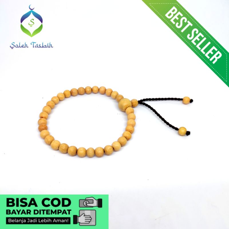 GELANG KAYU BIDARA Size 6mm Dan 8mm_ORIGINAL