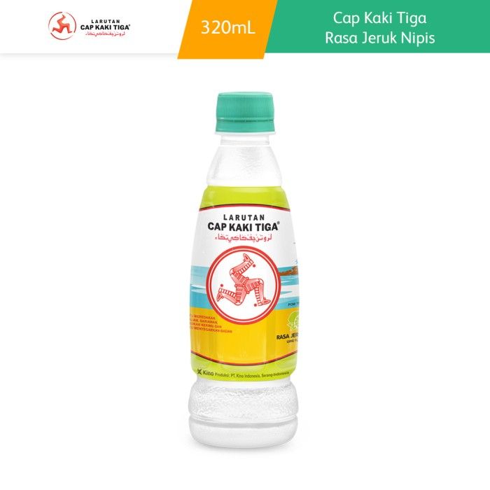 

COD Cap Kaki Tiga Rasa Jeruk Nipis Botol 320ml