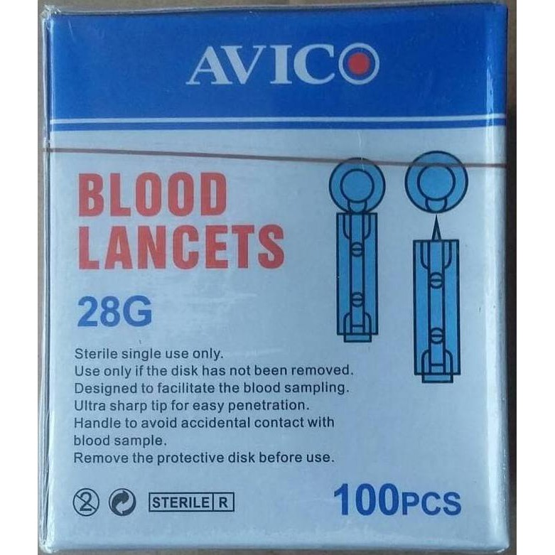 BLOOD LANCETS  / JARUM BEKAM 28 G AVICO
