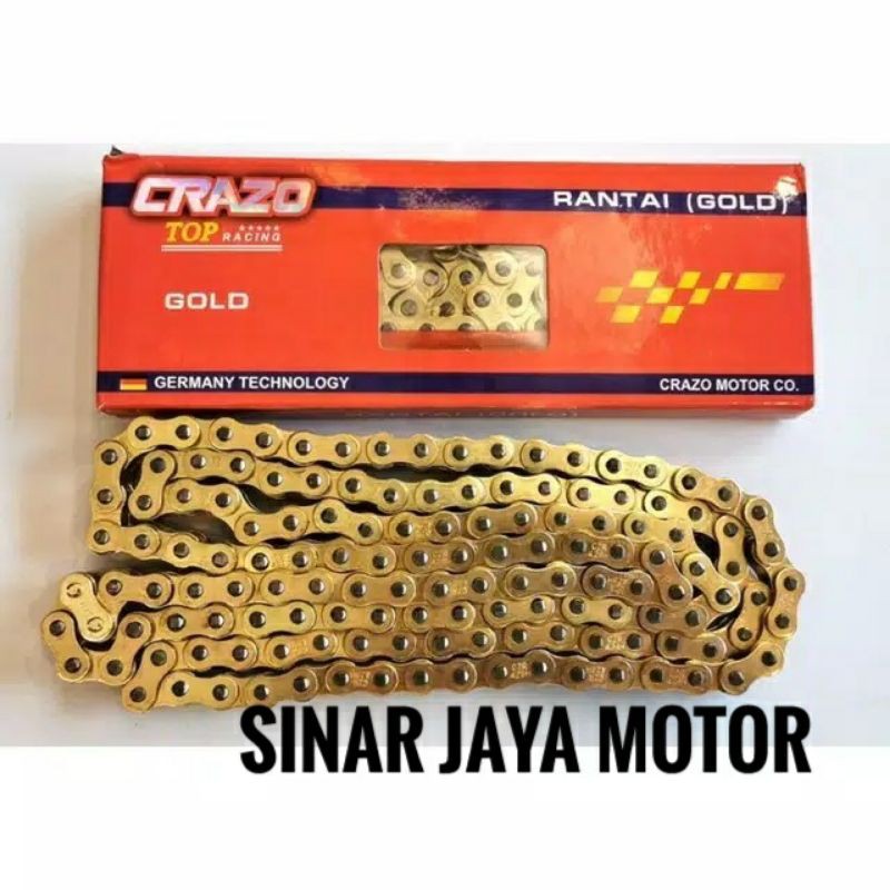 rantai 415 merek crazo original ninja rxk jupiter vega tiger cb verza