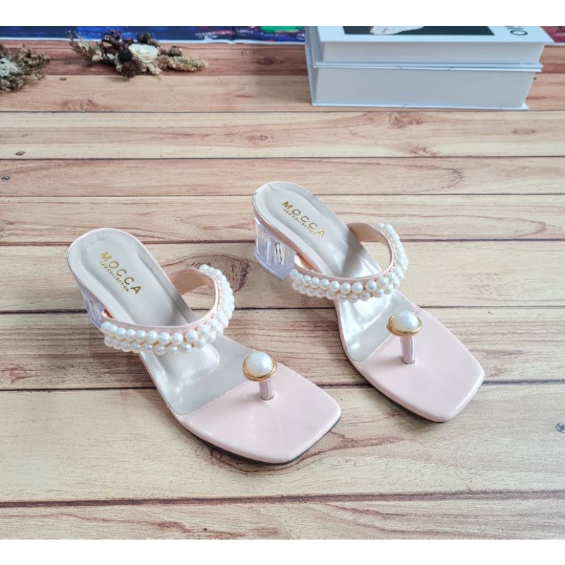 ABBUSHOES  Ri 08 hak kaca mutiara zarima 5cm