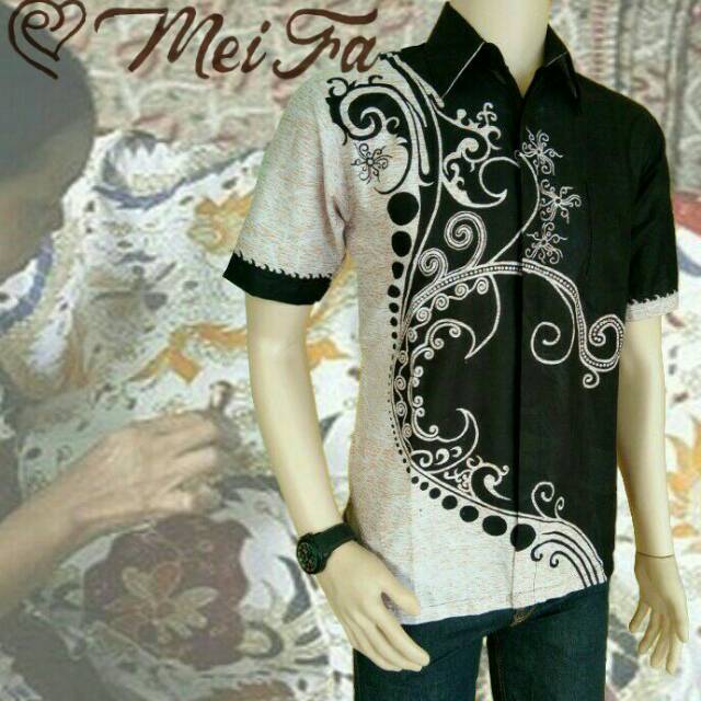 Kemeja Lengan Pendek Motif Abu Lahab MEIFA BATIK