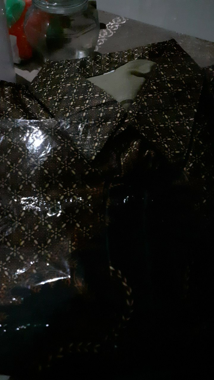 Syafin - Promo Semi Sutera Batik Couple Gamis Sutera Premium Original Solo Dolby Embos Seragaman