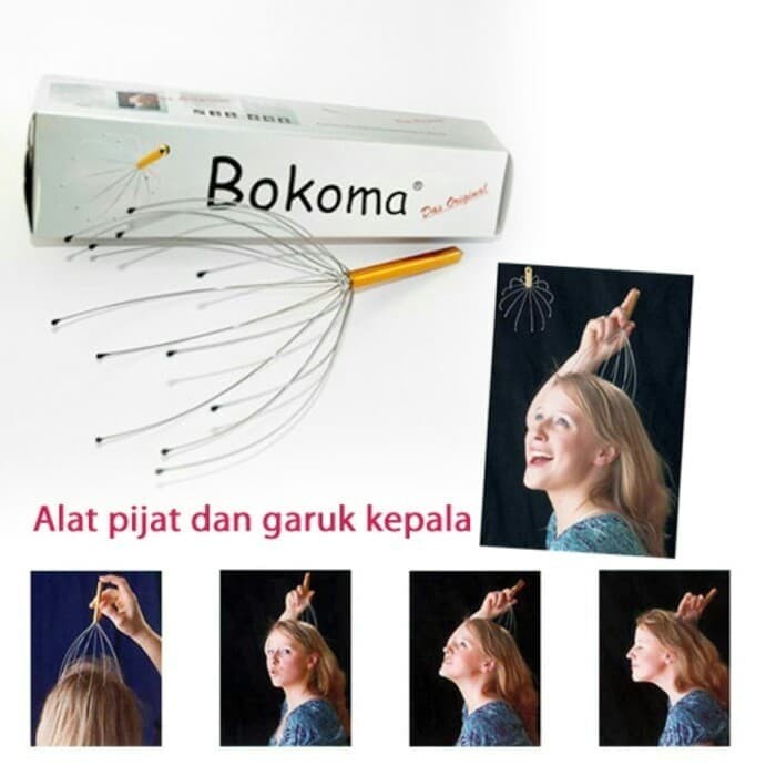 Bokoma Alat Pijat Kepala Terapi Refleksi Massage Kesehatan Garuk Perlengkapan Medis Healthy Tools