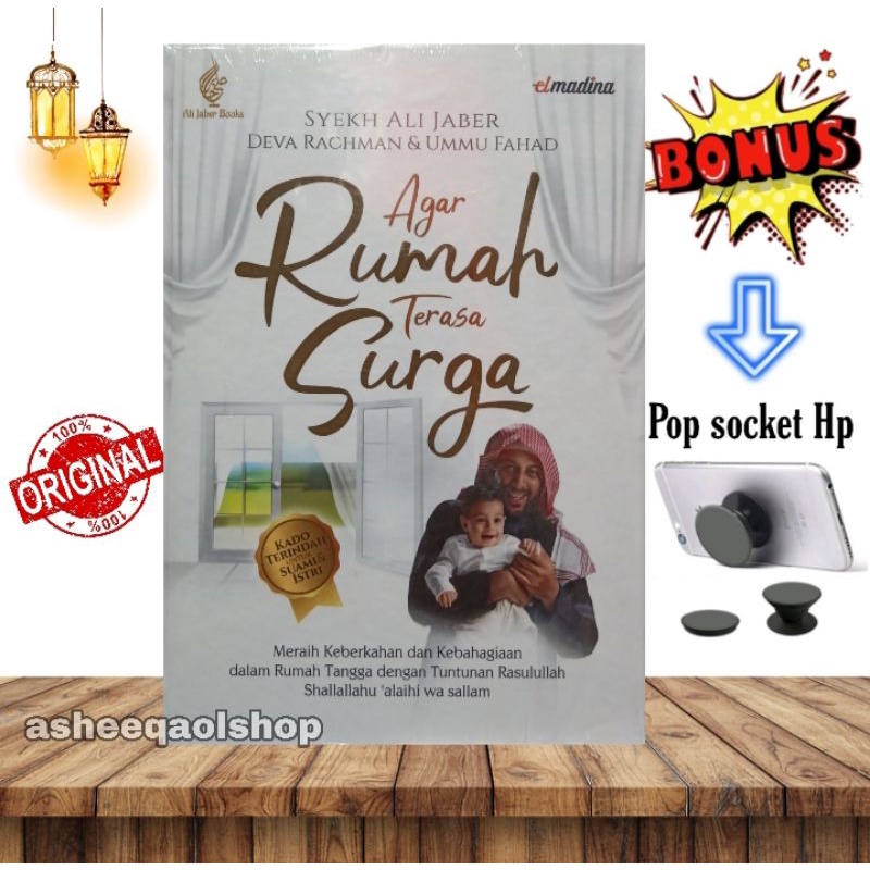 Buku Syekh Ali Jaber Agar Rumah Terasa Surga /ORIGINAL