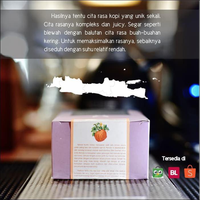 

KOPI ARABIKA ARGOPURA WALIDA NATURAL HYDRO HONEY 200GR - BIJI KOPI