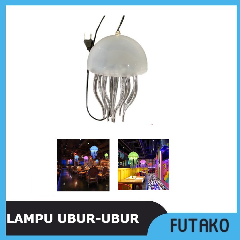 FUTAKO Lampu Ubur-Ubur / Lampu Hias / Lampu Hias lampu disco Tanpa Colokan