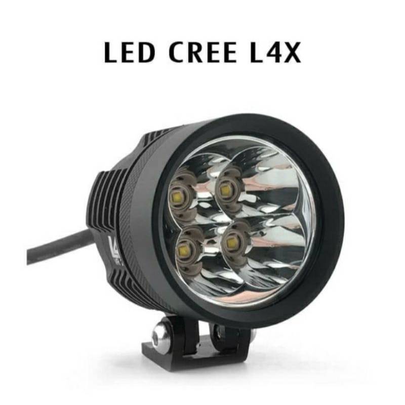Lampu Tembak LED Sorot Cree L4X Motor Mobil