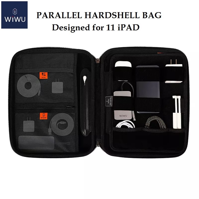 WIWU 11-inch Parallel Hardshell Bag - Gagdet Accesories Organizer