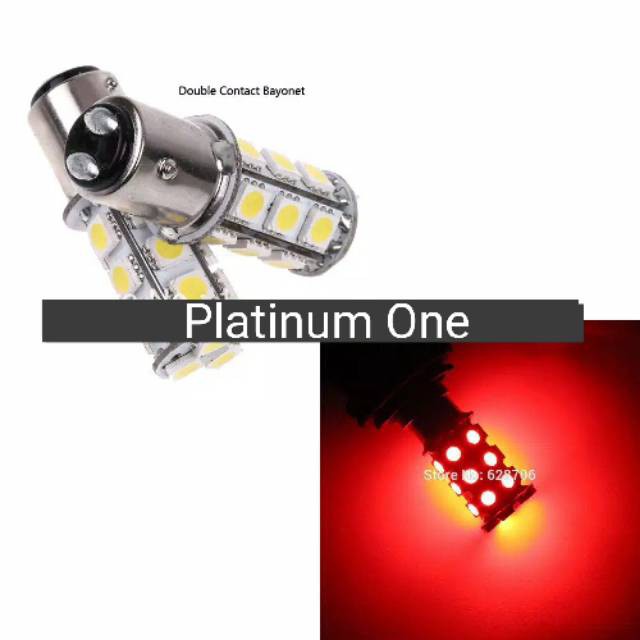 Lampu LED bayonet rem 18 titik strobo 2 kaki