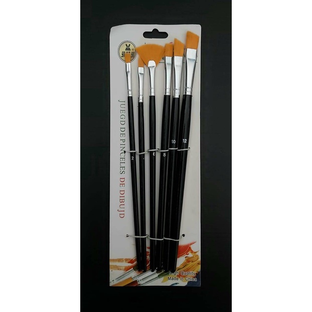 

KUAS LUKIS YI JIA YI SET No 251-163A( 6PCS)
