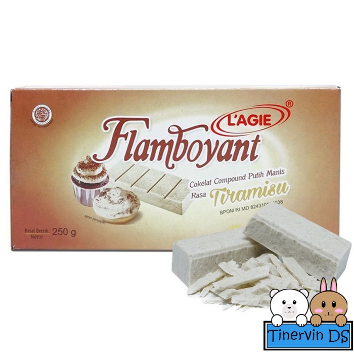 

Coklat Batang - Lagie Flamboyant Tiramisu - Kemasan 250 gr