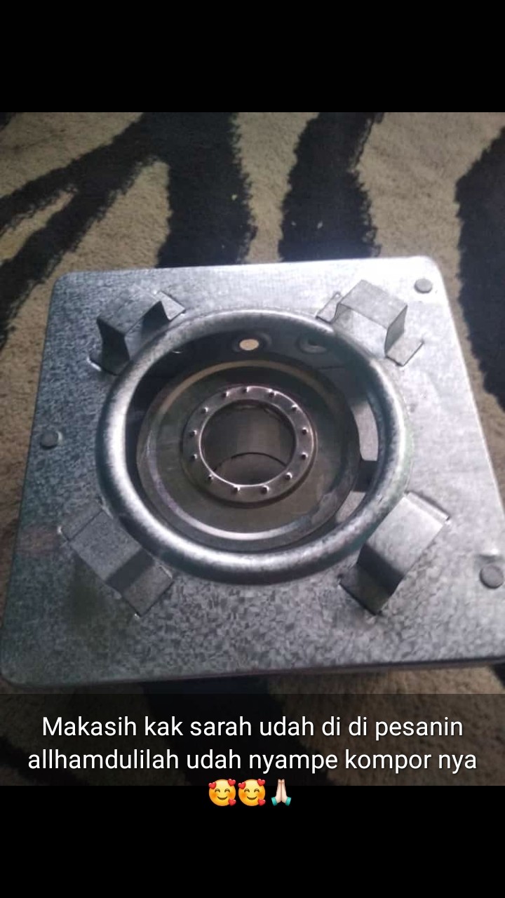 Kompor Mini Spirtus / Kompor Emergency Mini / Kompor Hemat Energi Mini 14 X 14cm
