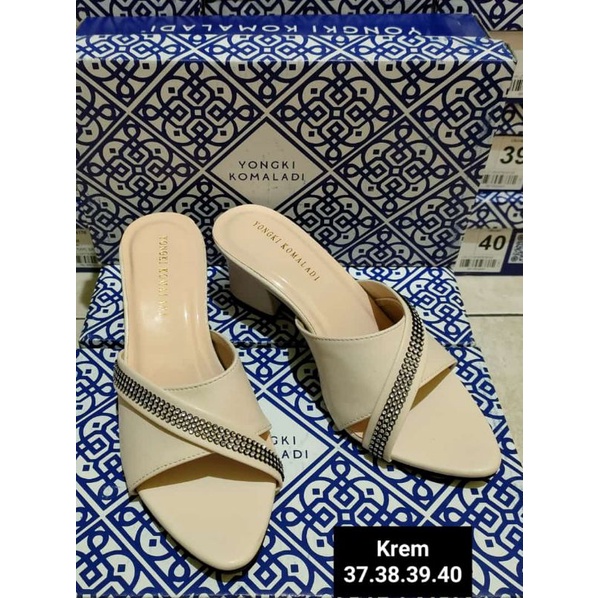 Sandal Heels Yongki Komaladi Ori Brand Matahari Hak 5 cm