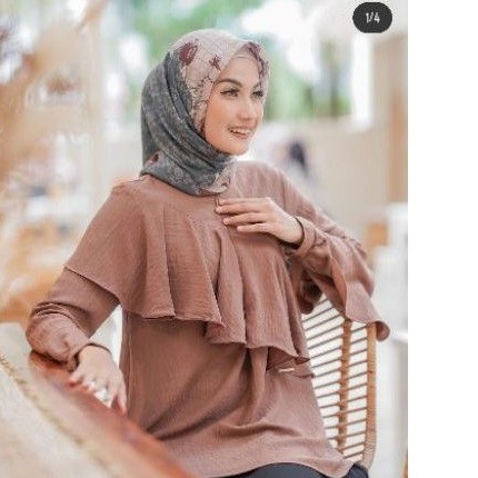 Readysoon claire blouse brownies size L by wearing klamby