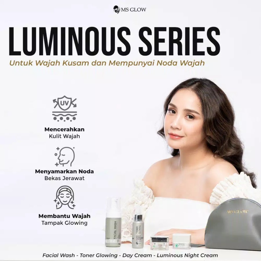 PAKET LUMINOUS MS GLOW PENGHILANG BOPENG ORI BPOM HALAL