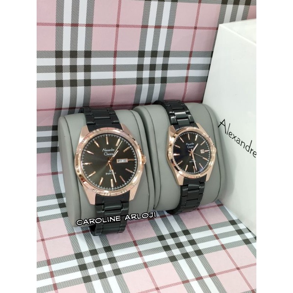 JAM TANGAN COUPLE  ALEXANDRE CHRISTIE AC1025ME
