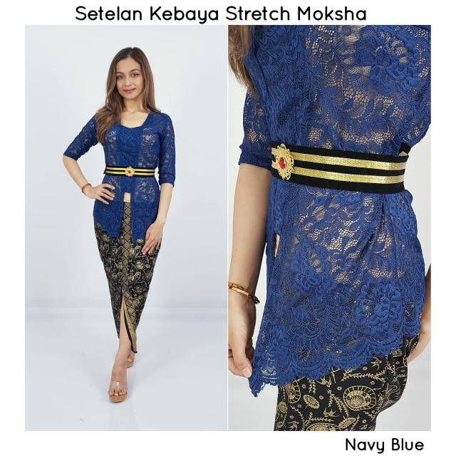 Setelan Kebaya Bali strech | paket kebaya murah strech Moksa