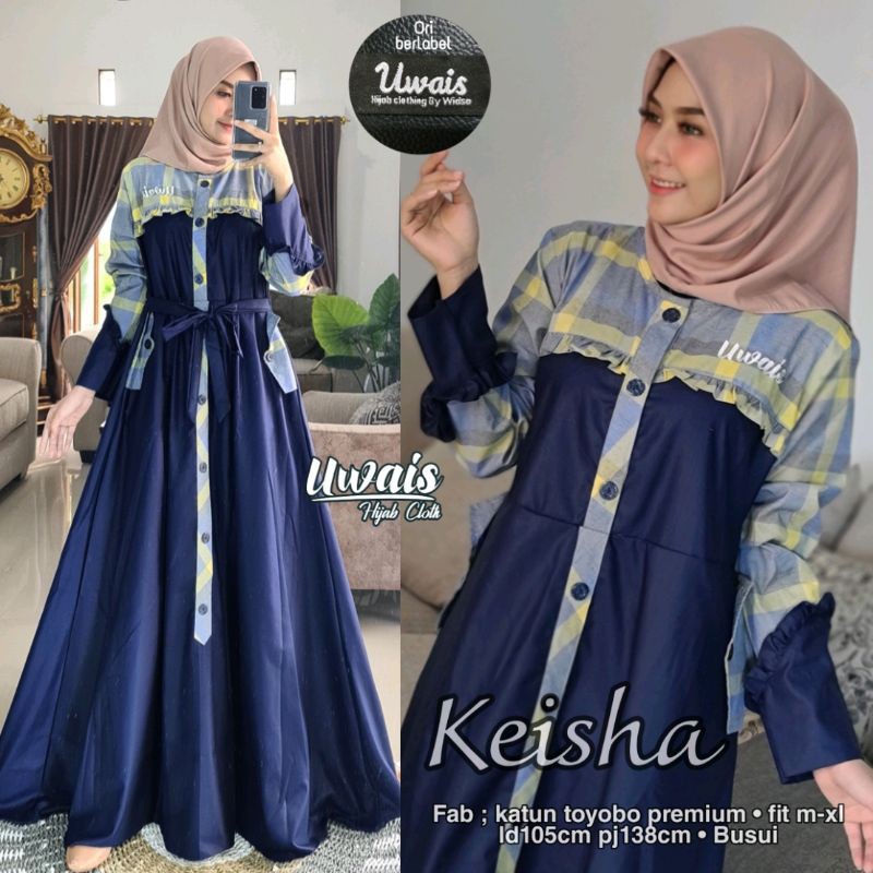 keisha by uwais/gamis terbaru/dress