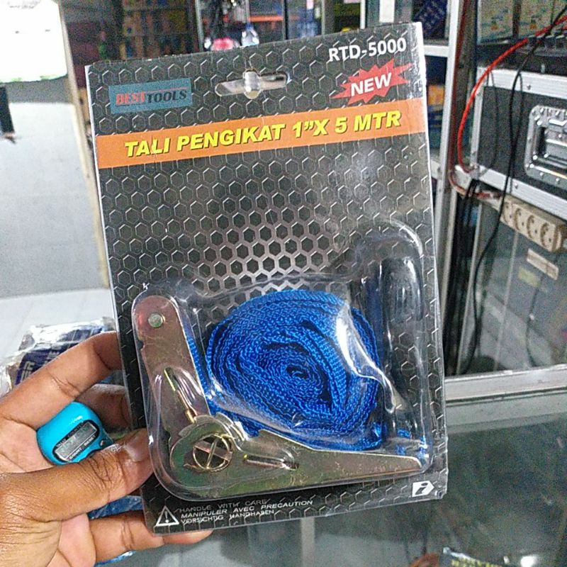 Tali Salon Pengikat Barang Rachet tie down Alat Bantu ikat trekbelt sabuk motor Pengikatan tali krek