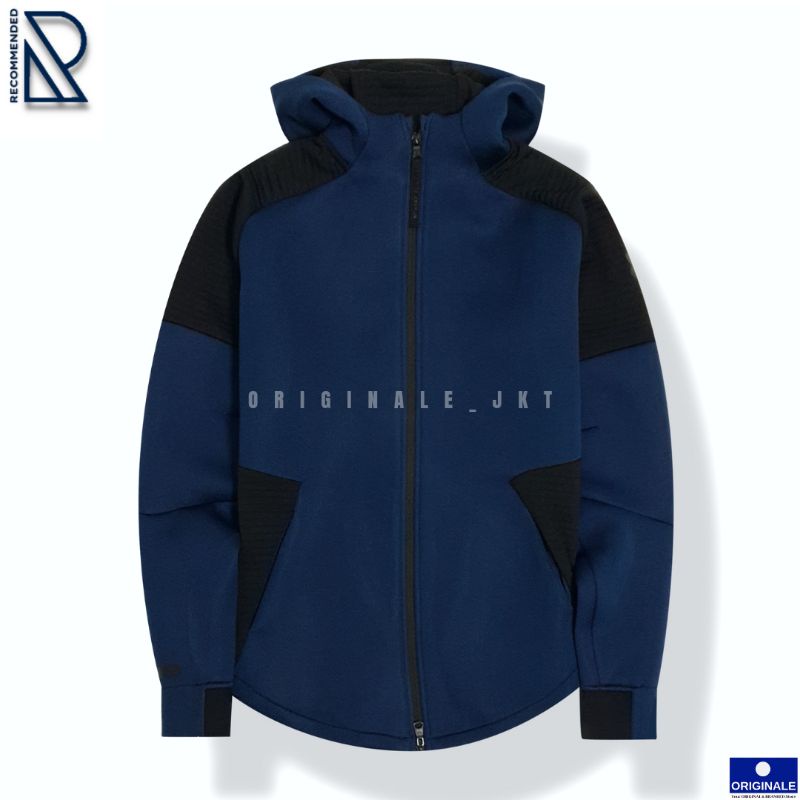 UAR Unstoppable Move Men's Full Zip Jacket - Navy/Black