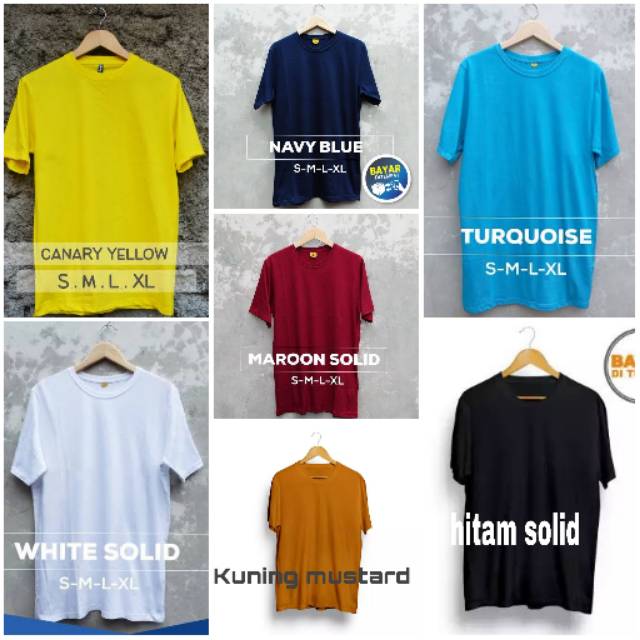 Kaos Oblong Polos. Kaos Oblong termurah. Kaos distro . Kaos oblong obral