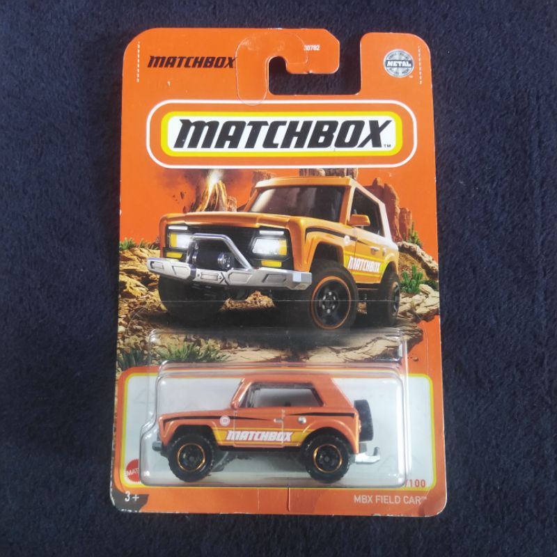 Diecast Matchbox Mbx Field Car Orange