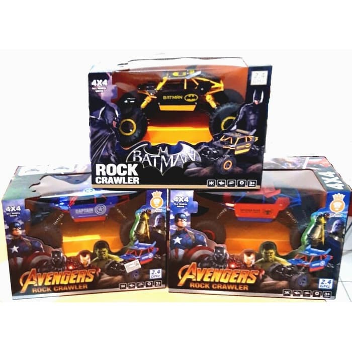 B64A MOBIL REMOTE R/C 1:18 AVENGER ROCK CRAWLER SUPERHERO D866