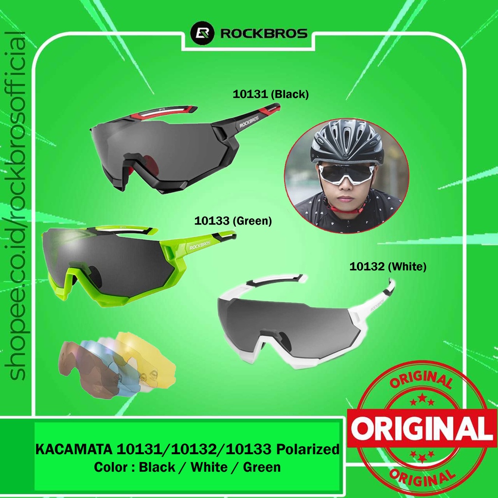 KACAMATA SEPEDA GOWES ROCKBROS POLARIZED 10131 ANTI UV ORIGINAL