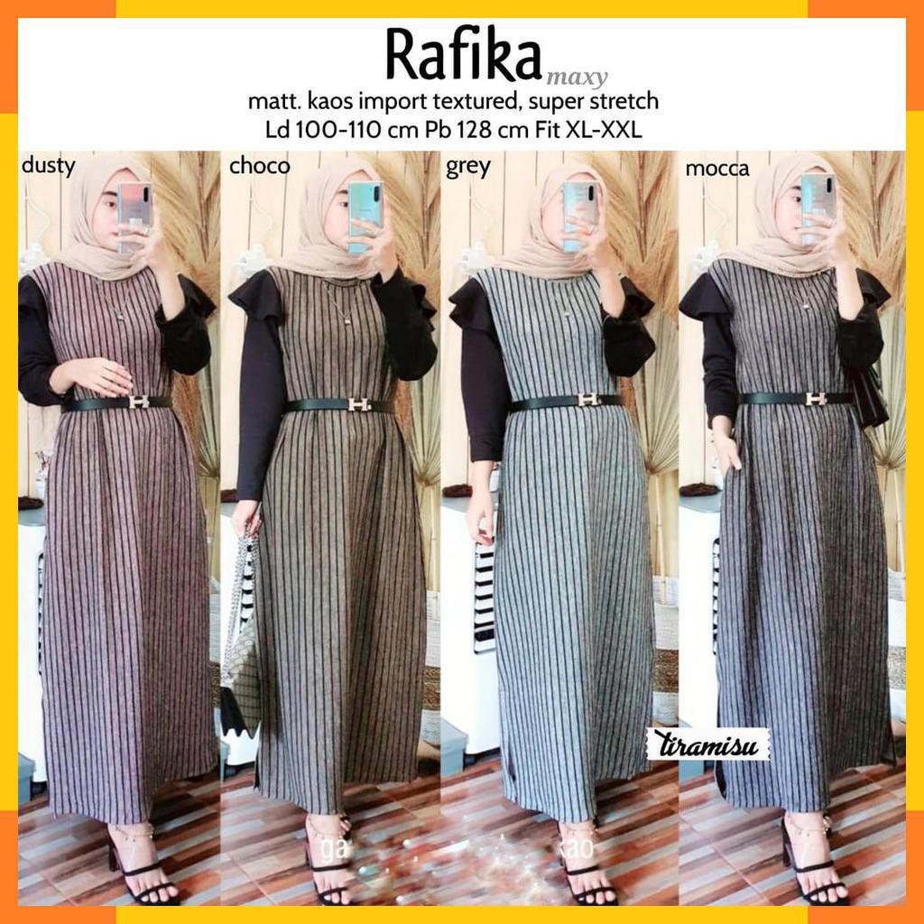DRESS GAMIS. RAFIKA DRESS. FASHION MUSLIM WANITA. BY TIRAMISU